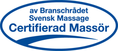 Certified Massör av Branschrådet Svensk Massage